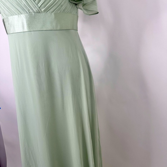 NWT EverPretty Summer Green Lined Formal Dress Size Large slight high-low - Picture 10 of 15